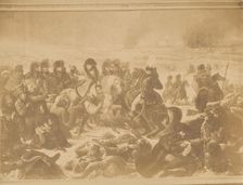 [Reproduction of Napoleon on the Battlefield of Eylau by Antoine-Jean Gros], 1850s. Creator: Unknown