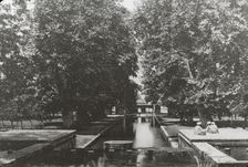 Reproduction of a book illustration showing Shalimar Bagh (gardens), nr. Srinagar, Kashmir, c1925. Creator: Frances Benjamin Johnston