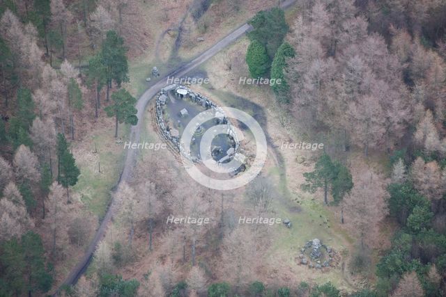 Reproduction of a Druids' temple built for William Danby of Swinton Castle, North Yorkshire, 2016. Creator: Matthew Oakey.