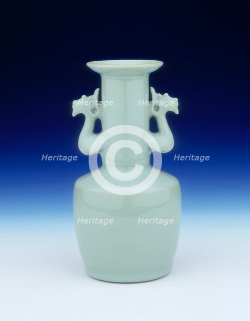 Reproduction of a Longquan celadon mallet vase, Japan, c1920. Creator: Unknown.