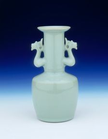 Reproduction of a Longquan celadon mallet vase, Japan, c1920. Creator: Unknown
