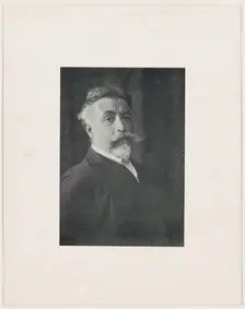 Reproduction of a photograph of Thomas Nast, after 1896., after 1896. Creator: Thomas Nast