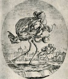 Reproduction of Etching from Set of "Five Deaths," by Stefano della Bella 1906. Creator: Stefano della Bella