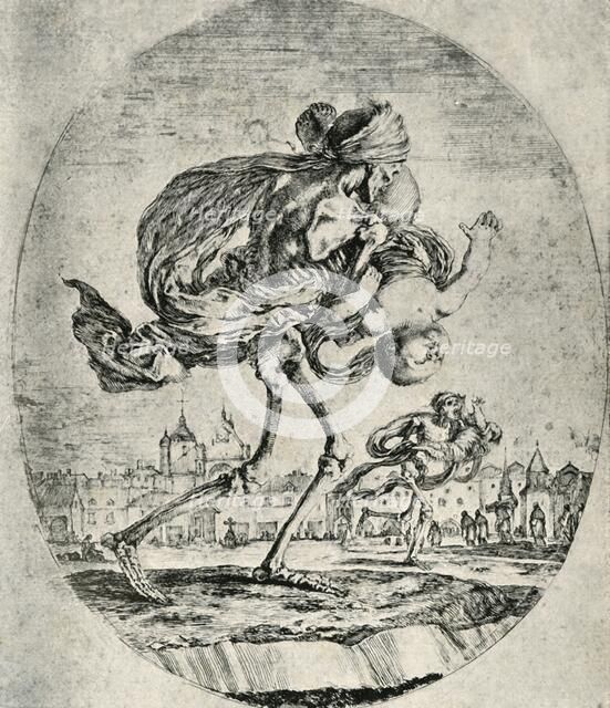 'Reproduction of Etching from Set of "Five Deaths," by Stefano della Bella', 1906. Creator: Stefano della Bella.