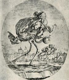 Reproduction of Etching from Set of "Five Deaths," by Stefano della Bella 1906. Creator: Stefano della Bella