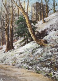 Reproduction of illustration: "Ardgowan, Renfrewshire," Scotland, showing the ancient keep..., c1920 Creator: Frances Benjamin Johnston