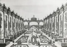 Reproduction of print showing Axarian Pleasure Garden, Saint Petersburg, Russia, c1915 and 1925. Creator: Frances Benjamin Johnston