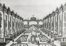 Reproduction of print showing Axarian Pleasure Garden, Saint Petersburg, Russia, c1915 and 1925. Creator: Frances Benjamin Johnston