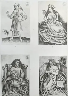 Reproduction of prints showing four figures, between 1915 and 1925. Creator: Frances Benjamin Johnston