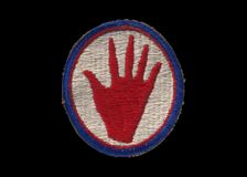 Reproduction patch with Red Hand emblem, late 20th century. Creator: Unknown