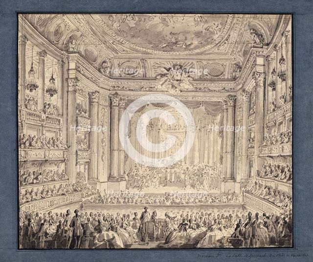 Representation of Athalie by Racine in the Opéra Royal de Versailles on the evening of 23 May 1770