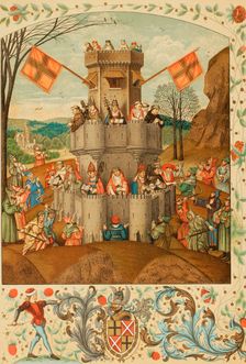 Representation of the Catholic Church as The Fortress of Faith, 1877. Creator: Unknown