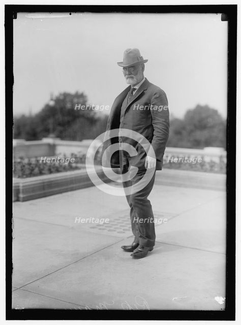 Representative James R. Mann, between 1910 and 1917. Creator: Harris & Ewing.