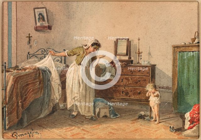 Reprimand, 19th century. Creator: Cesare Provaggi.