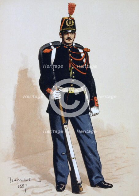 Republican Guard, 1871 (1887). Artist: A Lemercier