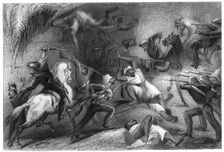Repulse of a sortie from Delhi 1857, (c1860)