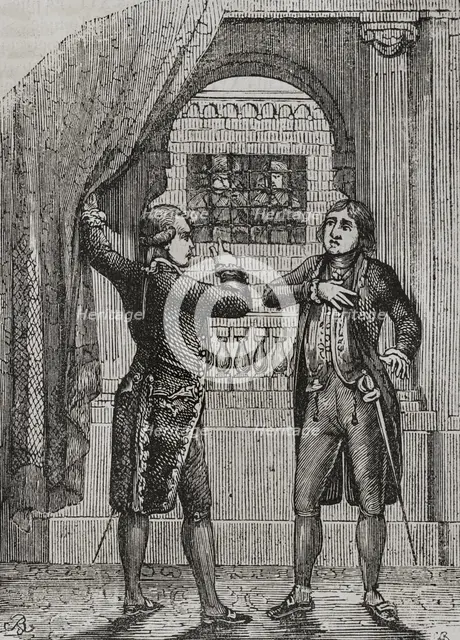 Request from the Spanish court in favour of the sons of Louis XVI, War of Roussillon, 1851.  Creator: Unknown.