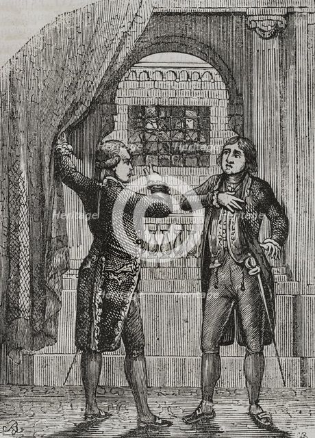 Request from the Spanish court in favour of the sons of Louis XVI, War of Roussillon, 1851.  Creator: Unknown.