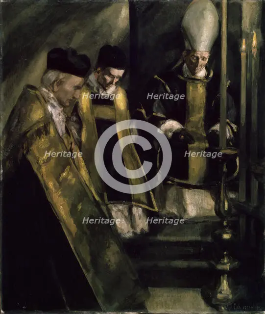 'Requiem Mass', 20th century.  Creator: Louis Charles Crespin.