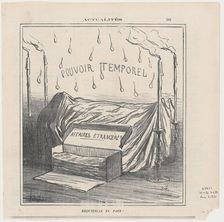 Requiescat in Pace!, 1871. Creator: Honore Daumier