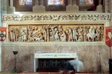 Reredos at Waltham Abbey, Essex, 1964. Artist: Laurence Goldman