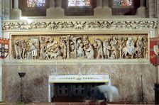 Reredos at Waltham Abbey, Essex, 1964. Artist: Laurence Goldman