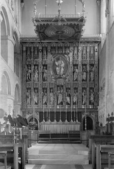 Reredos at Wymondham Abbey, Norfolk, 1961. Artist: Laurence Goldman