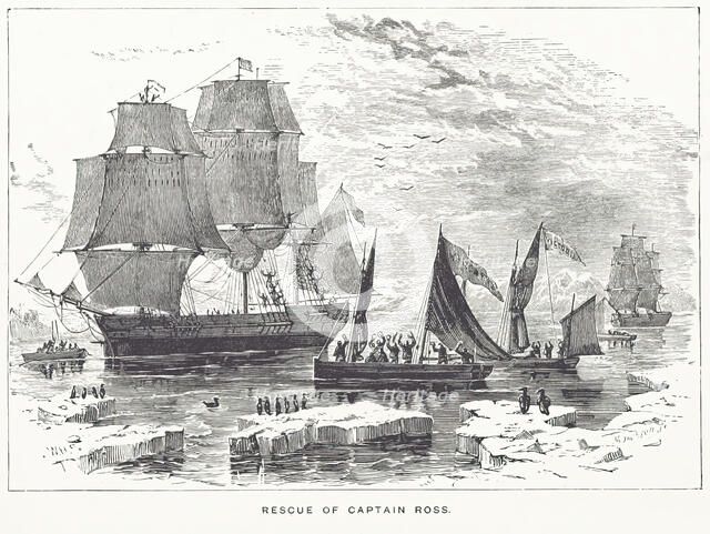 Rescue of Captain Ross, 1833, (1884). Creator: Mason Jackson.