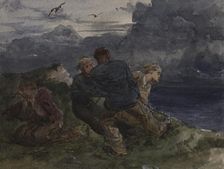 Rescue, c1870s. Creator: Frank Dicksee