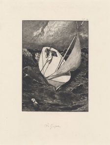 Rescue (Rettung), 1878/1880. Creator: Max Klinger