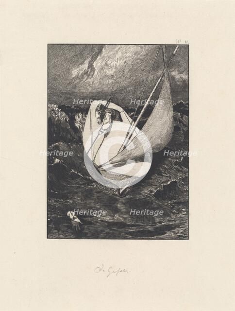 Rescue (Rettung), 1878/1880. Creator: Max Klinger.
