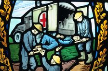 Rescue Services St George's Chapel of Remembrance, RAF Biggin Hill, Kent, 1980. Artist: Bill Forbes