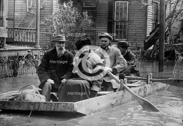 Rescue work, Dayton, 1913. Creator: Bain News Service.