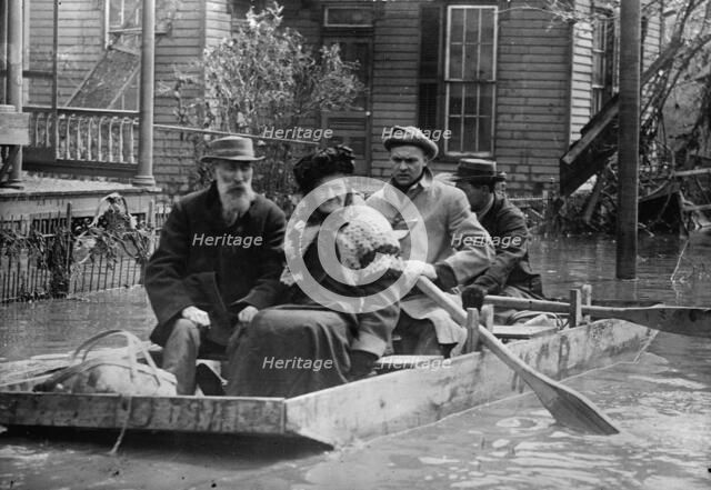 Rescue work, Dayton, 1913. Creator: Bain News Service.