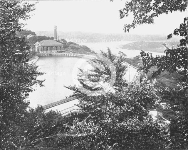 Reservoir, Eden Park, Cincinnati, Ohio, USA, c1900.  Creator: Unknown.