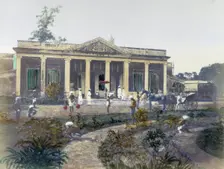 Residence of a European, India, 1850. Creator: Unknown