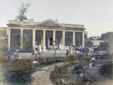 Residence of a European, India, 1850. Creator: Unknown