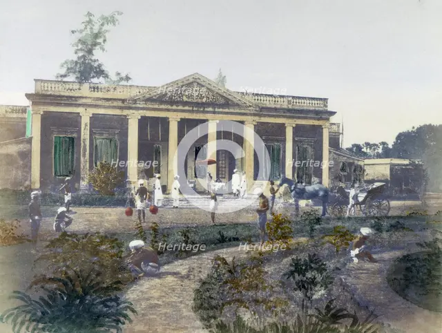 Residence of a European, India, 1850. Creator: Unknown.