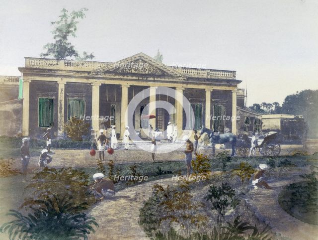 Residence of a European, India, 1850. Creator: Unknown.