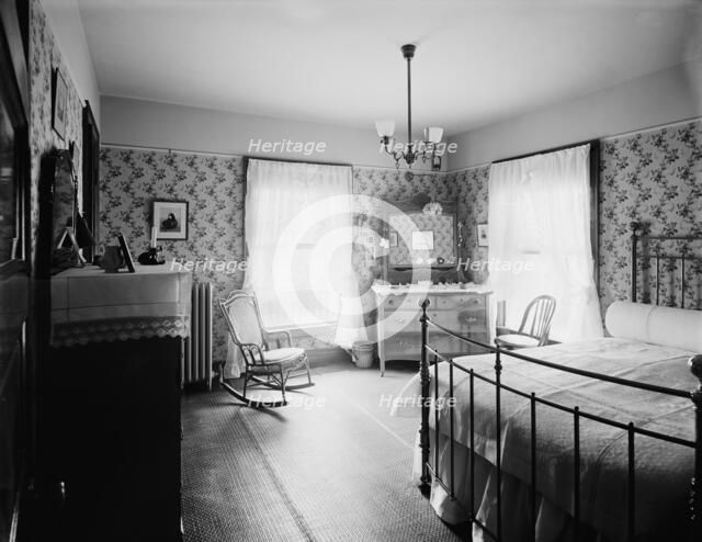 Residence of Albert E. Silk, bedroom, Detroit, Mich., between 1900 and 1910. Creator: Unknown.