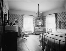 Residence of Albert E. Silk, bedroom, Detroit, Mich., between 1900 and 1910. Creator: Unknown