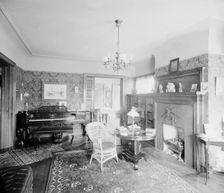 Residence of Albert E. Silk, reception room, Detroit, Mich., between 1900 and 1910. Creator: Unknown