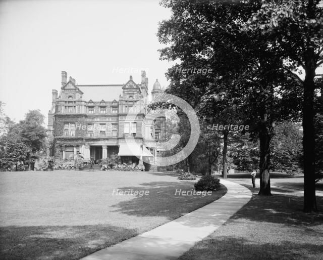 Residence of C.F. Brush, Euclid Ave., Cleveland, ca 1900. Creator: Unknown.