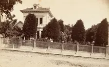 Residence of Charles Bernard. 312 Oak Street, San Francisco, California, ca. 1876. Creator: Carleton Emmons Watkins