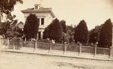 Residence of Charles Bernard. 312 Oak Street, San Francisco, California, ca. 1876. Creator: Carleton Emmons Watkins