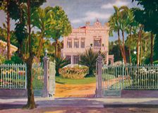 Residence of Count Paulo de Frontin, Petropolis 1914. Artist: Edgar L Pattison