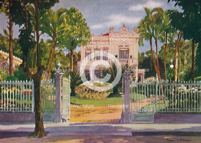 'Residence of Count Paulo de Frontin, Petropolis', 1914. Artist: Edgar L Pattison.