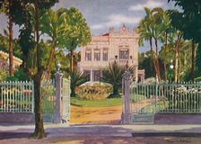 Residence of Count Paulo de Frontin, Petropolis 1914. Artist: Edgar L Pattison