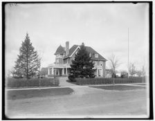 Residence of Dr. J.H. Lancashire, Alma, Mich., between 1900 and 1906. Creator: Unknown