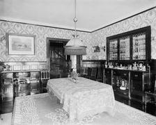 Residence of Dr. J.H. Lancashire, dining room, Alma, Mich., between 1900 and 1910. Creator: Unknown
